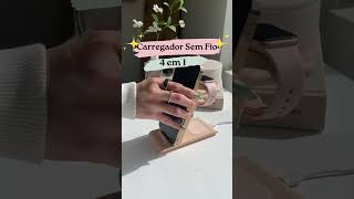 Carregador SEM FIO 4 EM 1📳⌚ youtubeshorts [upl. by Yolanthe]