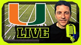 TRANSFER PORTAL MOVES  Miami Hurricanes LIVE 374 [upl. by Elvin]