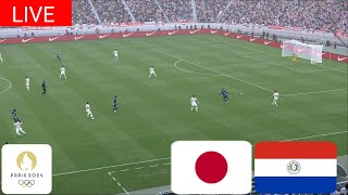 LIVE🔴Japan U23 vs Paraguay U23  Paris Olympics 2024  Full Match Live  eFootball PES 21 Game [upl. by Nodnalb]