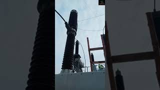 132kv SF6 Circuit breaker opening closing test  Circuit Breaker Testing Breaker Timing Test [upl. by Berne]