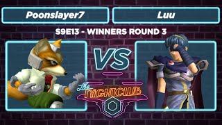 The Nightclub S9E13 Poonslayer7 vs Luu  WR3 SSBM [upl. by Lebasy]