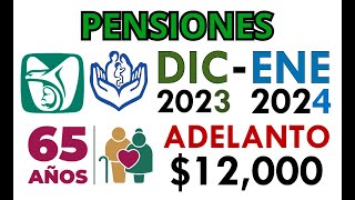 PAGOS IMSS ISSSTE y BIENESTAR diciembre y enero 2024 NUEVO CÁLCULO MODALIDAD 40 [upl. by Ettelliw]