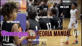 BHS vs Manual JV  Full Game Highlights  Coach lamontbizal  Tony Bradford Rob Clark DJ Finley [upl. by Tanitansy]