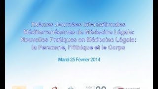 Faculté de médecine Paris Descartes  20èmes Journées Internationales de Médecine Légale  22 [upl. by Kersten]