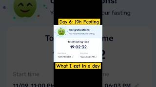 Day 6 What I eat after 19h of fasting intermittentfasting weightlossjourney ayeshaqais [upl. by Litsyrk]