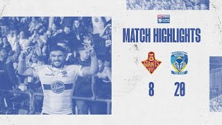 Highlights R27  Huddersfield Giants v Warrington Wolves [upl. by Yadrahc403]