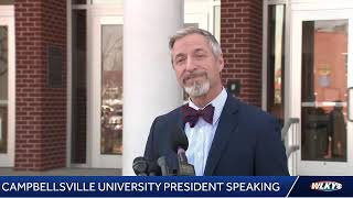 LIVE Campbellsville University president speaking [upl. by Mail]