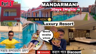 Mandarmani Tour Plan।Best Budget Resort In Mandarmani🔥।Best Luxury Sea Beach Resort।Mandarmani।Day1 [upl. by Knorring]