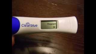 Clearblue Advanced Pregnancy Test with Weeks Estimator  Live Reveal [upl. by Skylar]