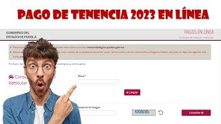 TENENCIA 2023 Pago en línea [upl. by Liborio]