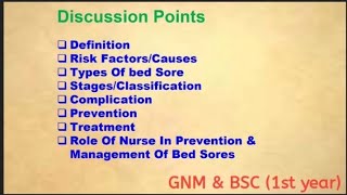 Bed Sores ।। Pressure Ulcer ।। Decubitus Ulcer ।। Stages Prevention Assessment Role Of Nurse ।। [upl. by Yule607]