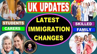 UK VISA AND IMMIGRATION LATEST UPDATES  DEPENDENT VISA  STUDENT VISA CARER VISA  PSW NHS JOBS [upl. by Archibald]