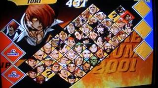 Capcom vs SNK 2 groove amp character select for request [upl. by Madalyn]