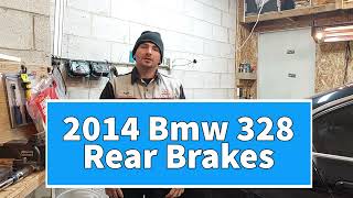 BMW F30 Rear Brake guide including parking brake adjustment [upl. by Anastas]