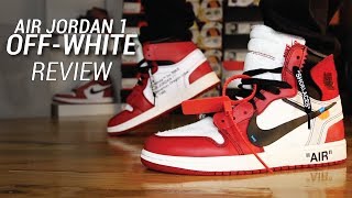 OFF WHITE AIR JORDAN 1 REVIEW Signed By VIRGIL ABLOH [upl. by Nuahsyar]