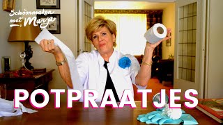 Potpraatjes tips voor de WC 💦 Schoonmaken met Marja Middeldorp [upl. by Uahsoj]