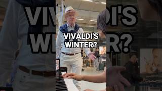 He asked to play Winter of Vivaldi violin music [upl. by Atram]