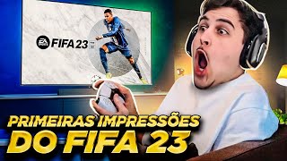 MINHA PRIMEIRA VEZ JOGANDO FIFA 23 ULTIMATE TEAM [upl. by Ermey]