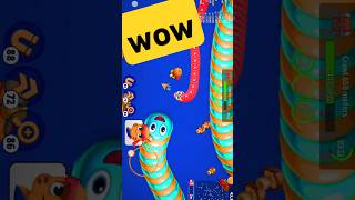 Worms zone game cacing superhero 🐍 Joker Gameplay 🐍 snakegamewormszone saampwalagame shorts 245 [upl. by Douville]