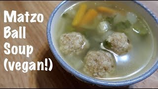 Matzo Ball Soup vegan [upl. by Ayotol]