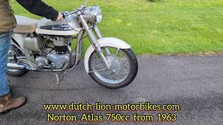 Norton Atlas 750cc from 1963 [upl. by Lindeberg]