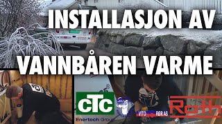 Hvordan installere vannbåren varme i gulvet  CTC Ferrofil med Roth Nordic [upl. by Eissalc]