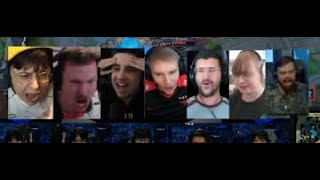 Streamer Reactions to the Epic Final Teamfight of T1 vs GenG [upl. by Joh931]