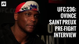 UFC 236 Ovince Saint Preux prefight interview [upl. by Iran]