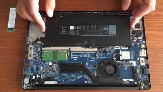 Dell Latitude 7480 ssd harddisk and battery removing [upl. by Ardnas976]