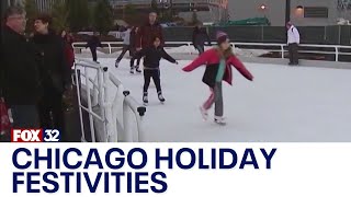 Chicagos Christmas traditions Christkindlemarket ice skating Zoolights [upl. by Acissev]