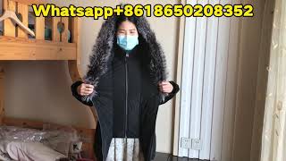 Mackage ADALI Down coat with silver fox fur Signature Mackage Collar black from BOOTSFY [upl. by Marpet]