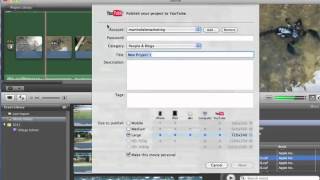 How to finalize and publish project in iMovie 11 Step 13 [upl. by Nihahs]