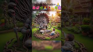 🌿Dar na kish baat ka sath bholenath ka 💞mahadev shivshnkar mahakal status shorts [upl. by Darom671]