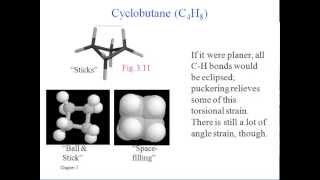 Conformations of Alkanes and Cycloalkanes Lesson Five [upl. by Taylor181]