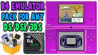 The Best R4 Emulators Pack For DSDSi3DS GBASNESGBCNES [upl. by Wyler]