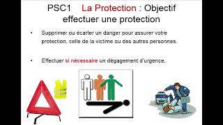 PSC1 Secourisme La protection [upl. by Onil]