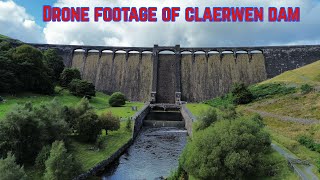 DJI Mini 3 drone footage of Claerwen Dam Elan Valley [upl. by Sirak]