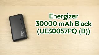 Розпаковка Energizer TypeC PD 30000 mAh Black UE30057PQ B [upl. by Sasnett]