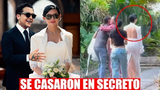 La BODA SECRETA de Christian Nodal y Angela Aguilar [upl. by Niki748]