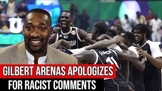 Gilbert Arenas Apologizes For His Racist Comments Towards South Sudan [upl. by Norreht769]