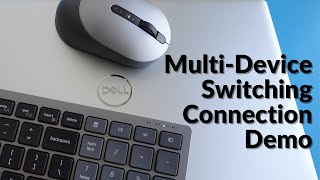 How to pair Dell Keyboard amp Mouse  Dell Peripheral Manager App and device switch demo [upl. by Oman]