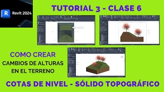 Revit 2024  Cómo crear COTAS DE NIVEL por medio de puntos en el Sólido Topográfico [upl. by Anneyehc]