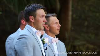 Emotional Groom Reaction To Seeing Bride [upl. by Afas]