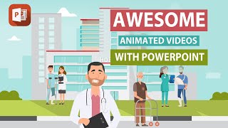 How To Create Animated Videos With PowerPoint  Beginners Guide [upl. by Kirit]