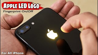 How to make Fingerprint Apple Glowing Logo  Iphone Touch Logo [upl. by Nuzzi]