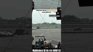 Mahindera BE6e vs BMW x3 race or speed test mahindra be6e shortsfeed shorts viralshorts cars [upl. by Ardied]