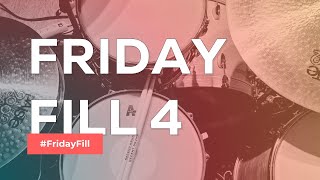 Friday Fill 4 two bar drumfill with sixteenth notes [upl. by Arehs]