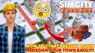 Redesign Your Layout In SimCity BuildIt 🔥  How To Store Buildings In SimCity BuildIt [upl. by Hindorff]