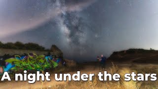 Astrophotography ADVENTURE Tracking Stacking and Stitching Night Sky Images [upl. by Sardse]