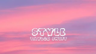 Taylor swift  Style  Cover song with lyrics video [upl. by Enillebyam725]